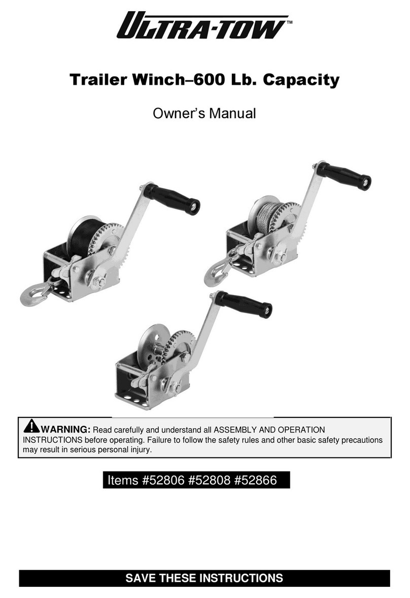 Ultra-tow Ultra-Tow 52806 owner's manual