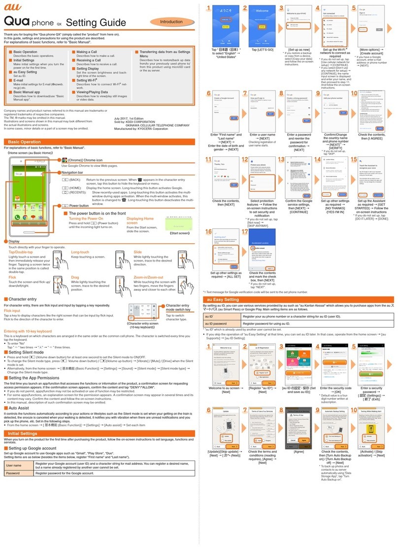qua Phone QX Settings guide