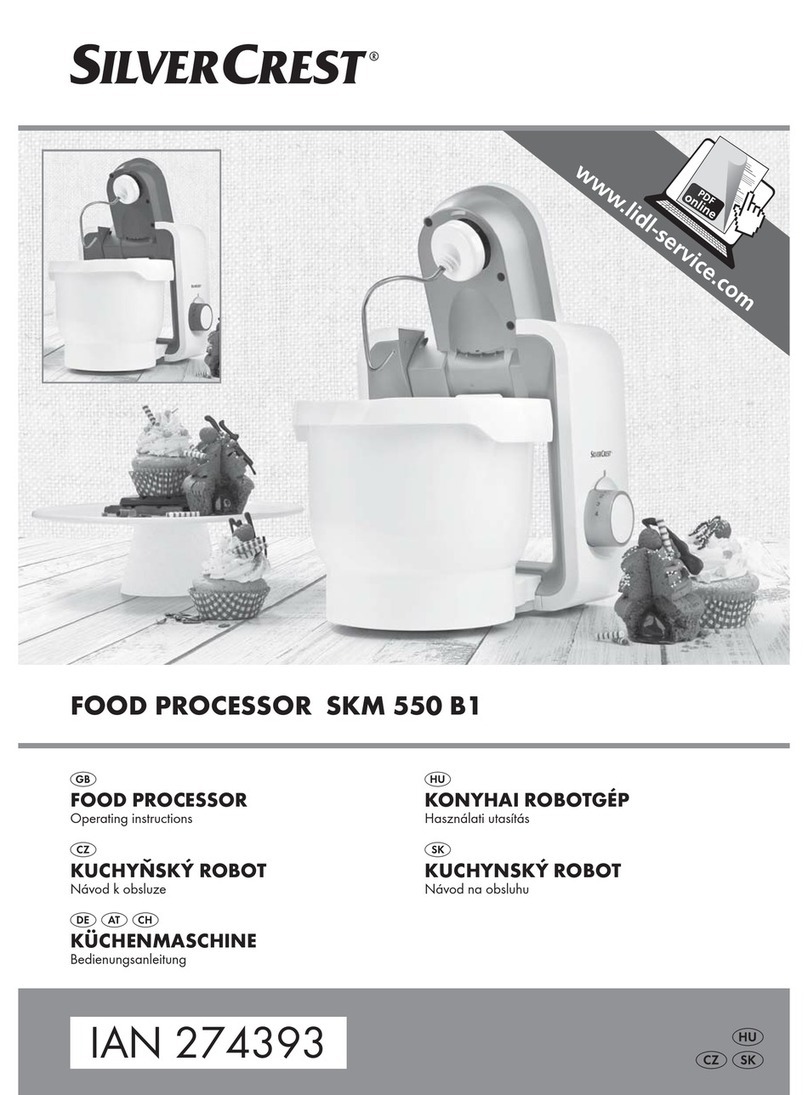 Silvercrest SKM 550 B1 User manual
