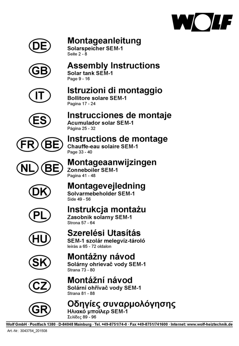 Wolf SEM-1 Assembly instructions