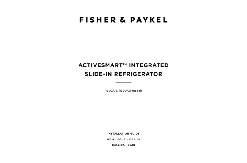 Fisher & Paykel RS90A installation guide