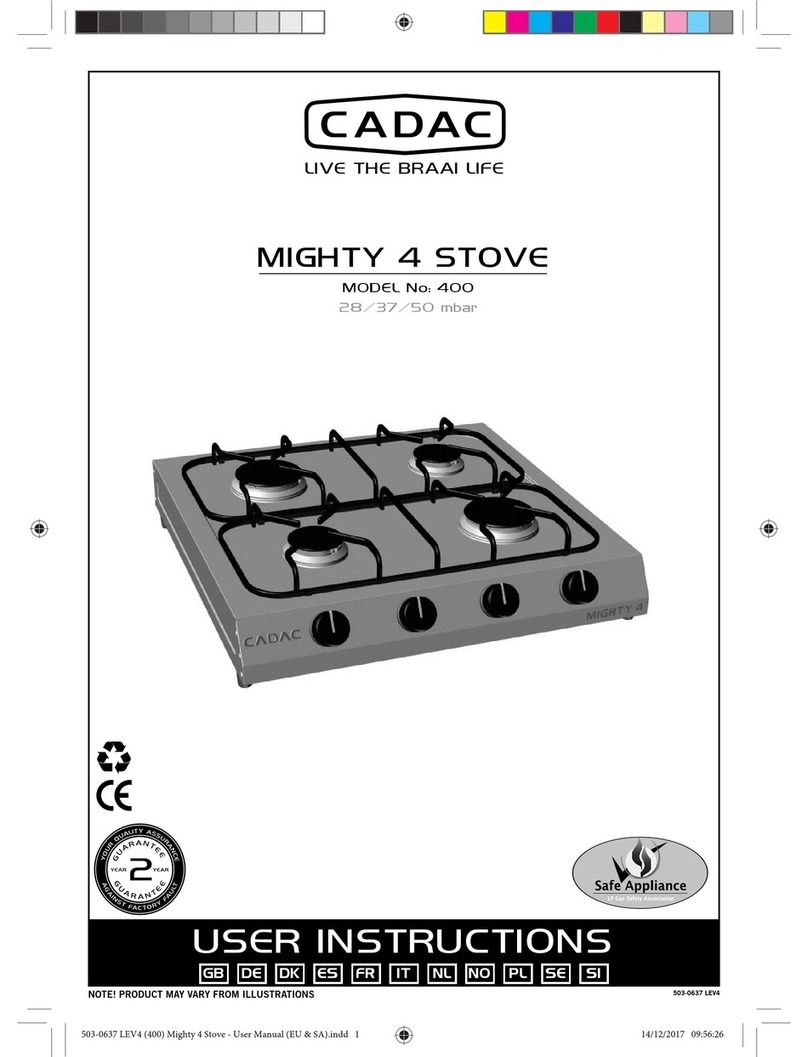 Cadac Mighty 4 User instructions
