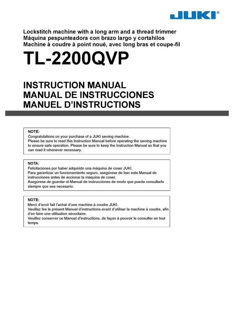 JUKI TL-2200QVP Mini instruction manual