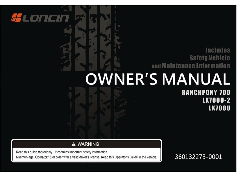 LONCIN RANCHPONY 700 User manual