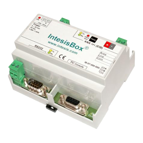 IntesisBox IBOX-ASCII-KNX installation manual