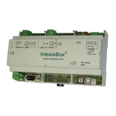 IntesisBox LON-KNX installation manual