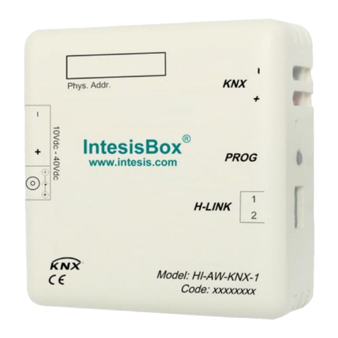 IntesisBox HI-AW-KNX-1 installation instructions