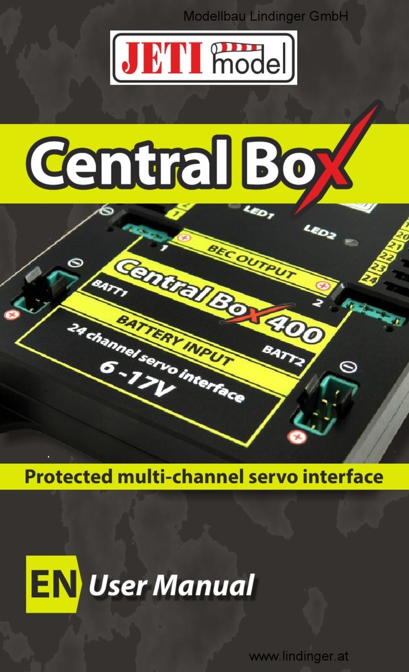 JETI model Central Box 400 user manual