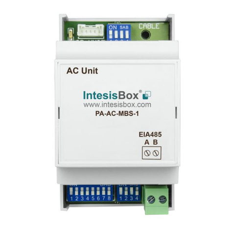 IntesisBox PA-AC-MBS-1 User manual