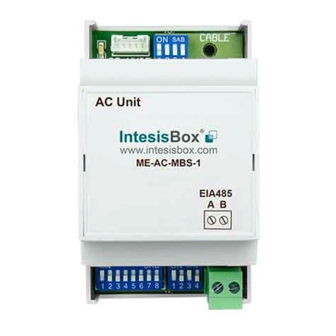 IntesisBox ME-AC-MBS-1 User manual