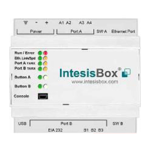 IntesisBox IBBACMEB0100000 User manual IntesisBox IBBACMEB0100000 User manual