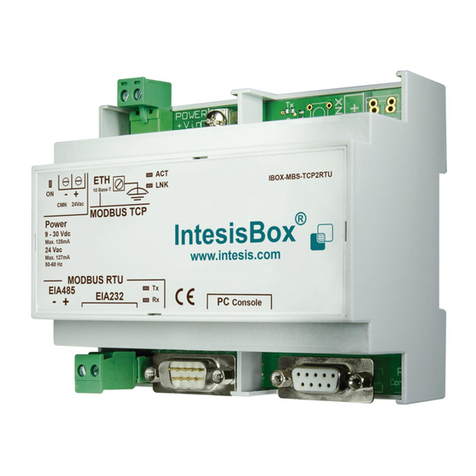 IntesisBox IBOX-MBS-TCP2RTU user manual