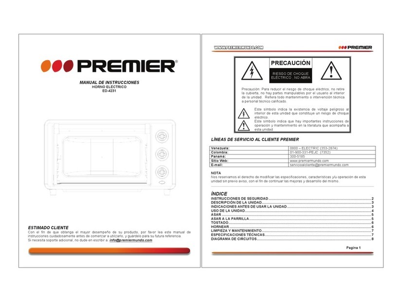 Premier ED-4231 instruction manual
