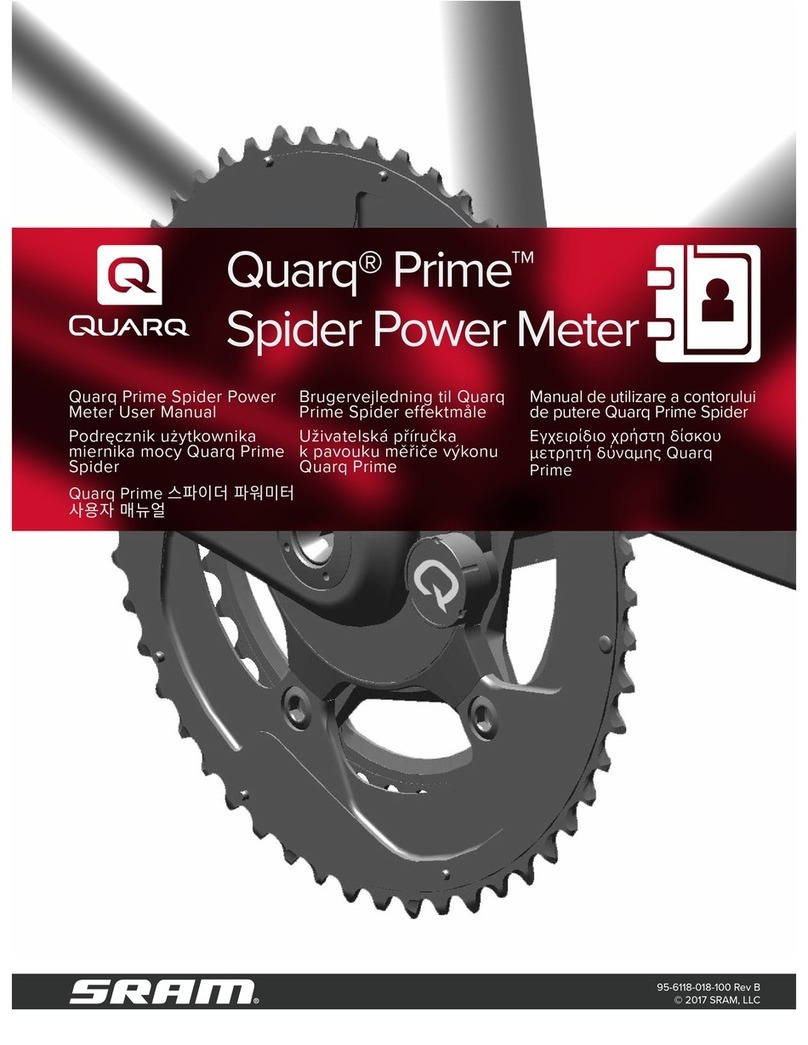 SRAM Quarq Prime User manual SRAM Quarq Prime User manual