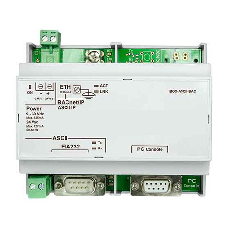 IntesisBox IBOX-ASCII-BAC-A user manual