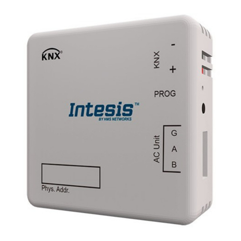 IntesisBox HA-AC-KNX-16 User manual
