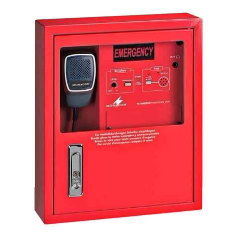 Monacor PA-4000FMP instruction manual