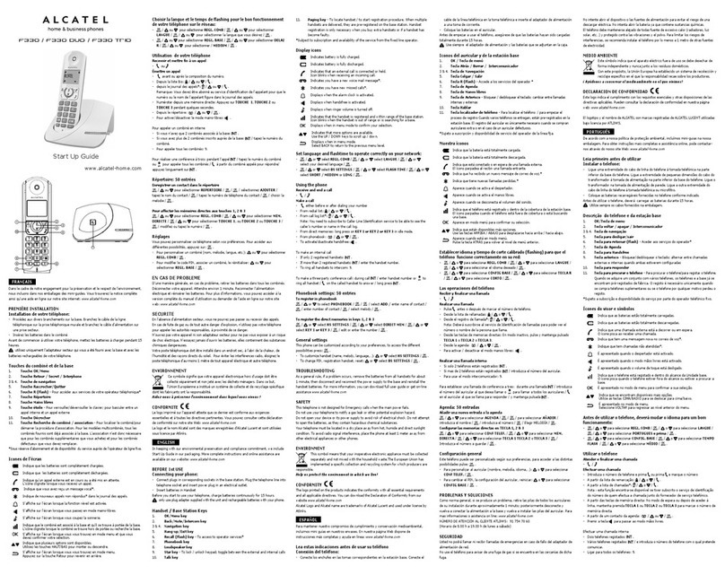 Alcatel F330 Trio User guide