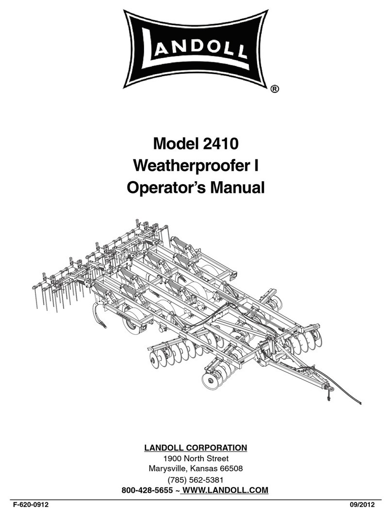 Landoll Weatherproofer I 2410 Operator's manual Landoll Weatherproofer I 2410 Operator's manual
