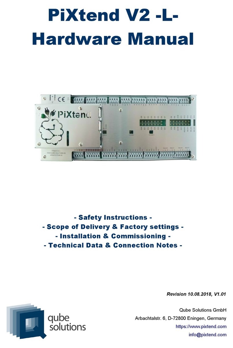 Qube Solutions GmbH PiXtend V2 -L- Hardware manual