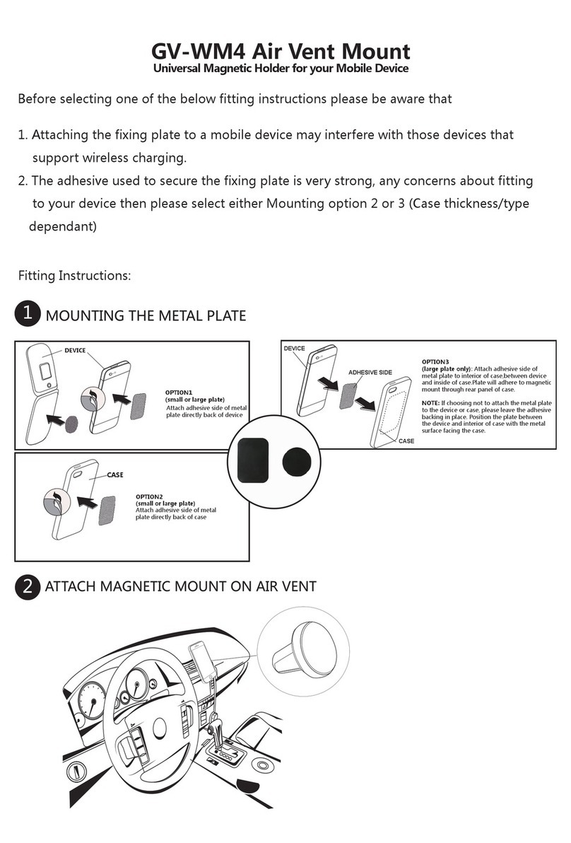 Groov-e GV-WM4 Fitting instructions