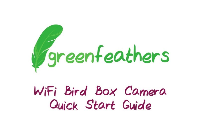 greenfeathers WiFi Bird Box Camera quick start guide