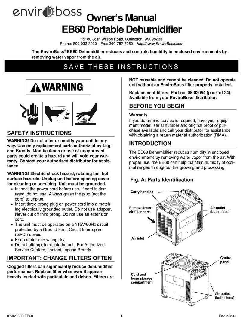 ENVIROBOSS EB60 owner's manual