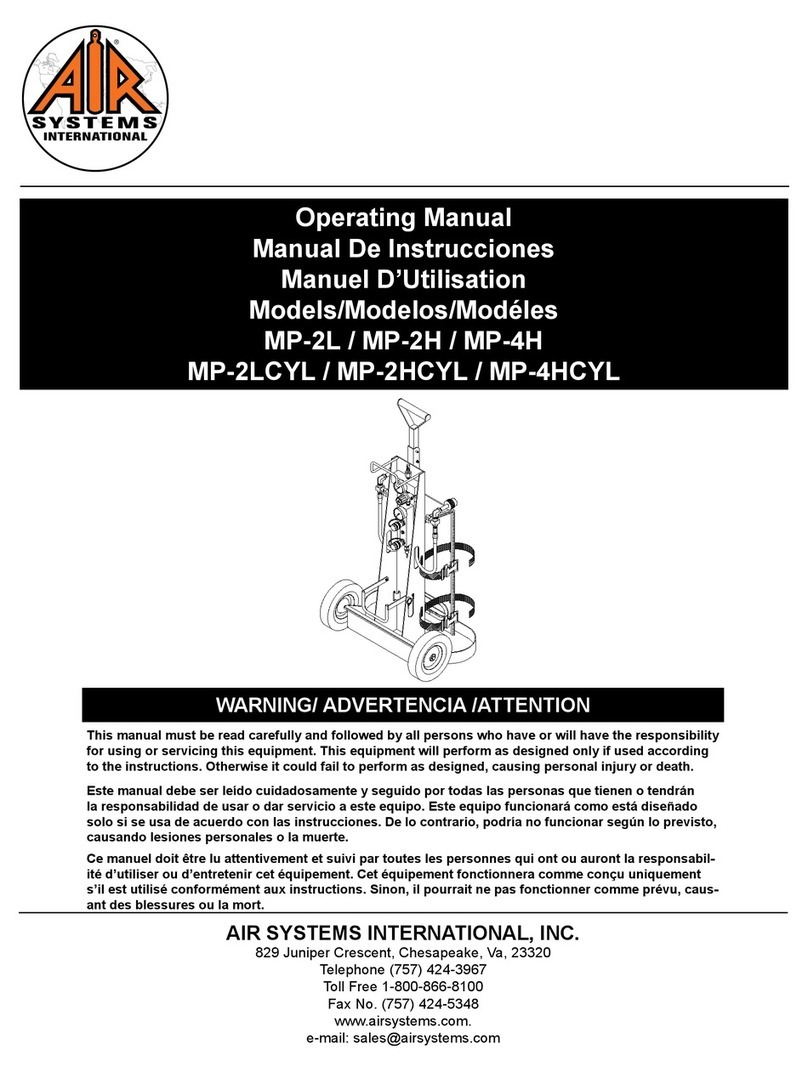 AIR SYSTEMS MP-2L operating manual