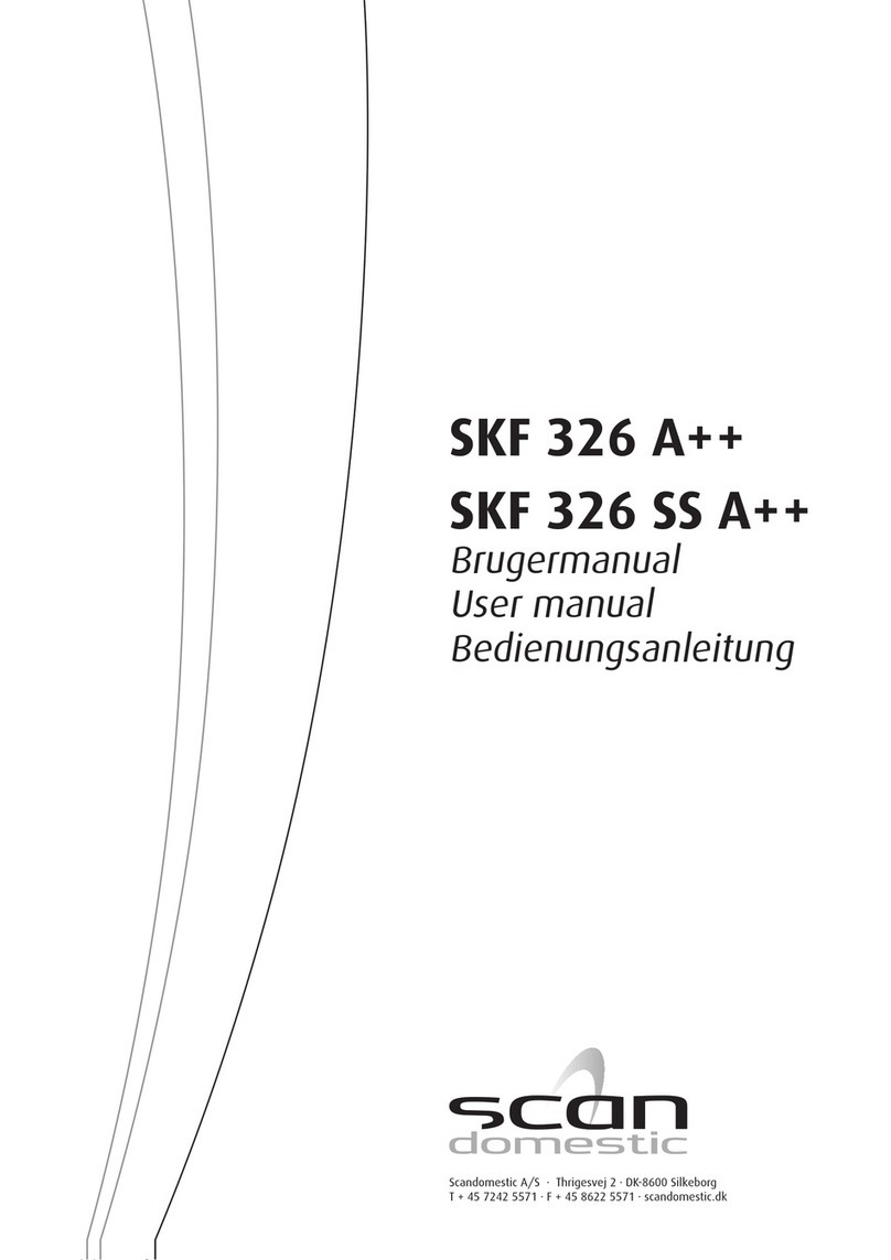 Scandomestic SKF 326 user manual