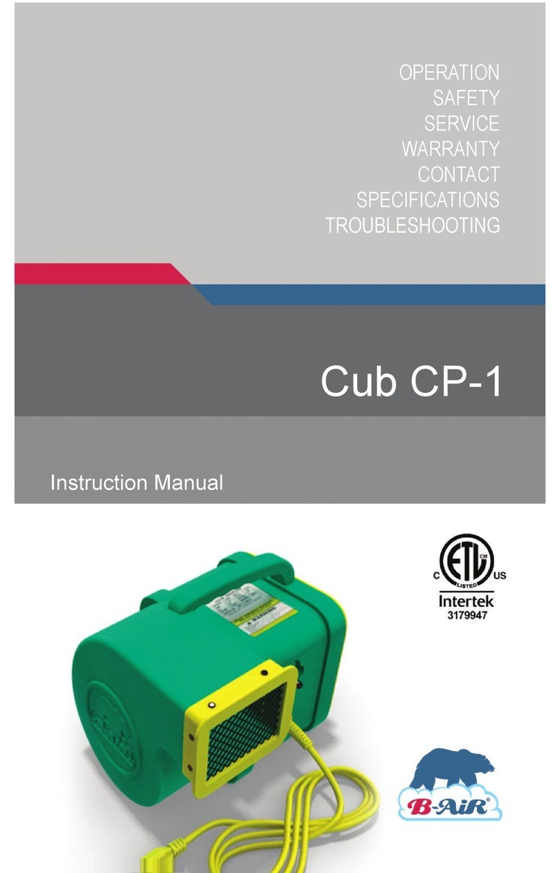 B-Air Cub CP-1 instruction manual