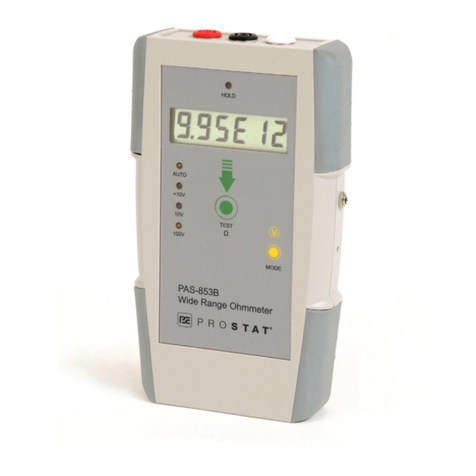 Prostat PAS-853B User manual