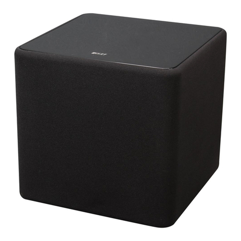 KEF V-20W Operating and maintenance instructions