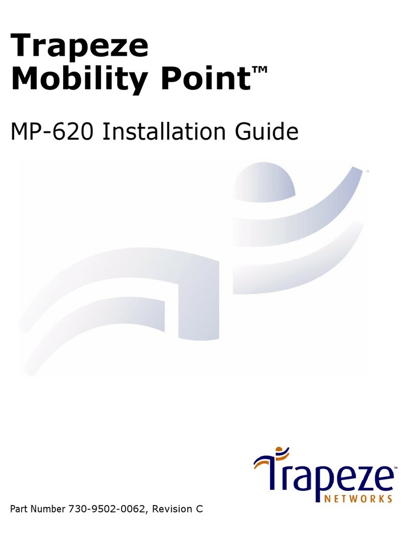 Trapeze Mobility Point MP-620 User manual