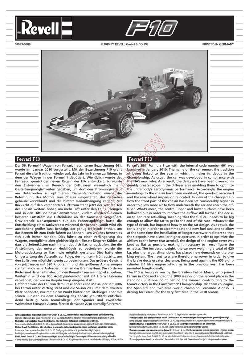 REVELL 07099 User manual