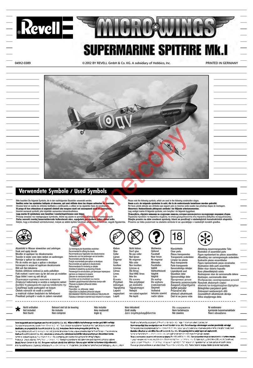 REVELL 04912 User manual