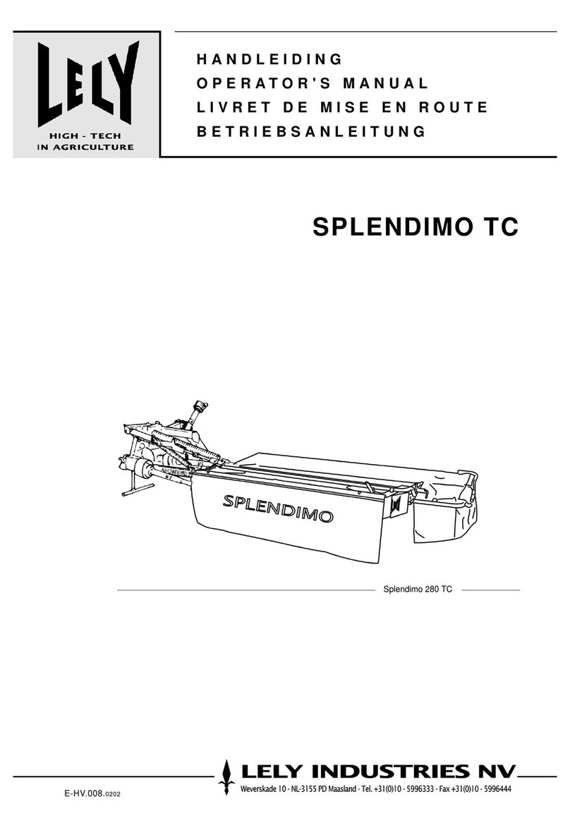LELY Splendimo 240 TC Operator's manual LELY Splendimo 240 TC Operator's manual