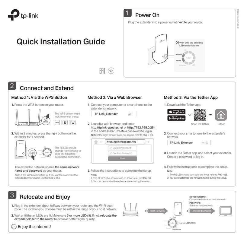 TP-Link WA850RE User manual