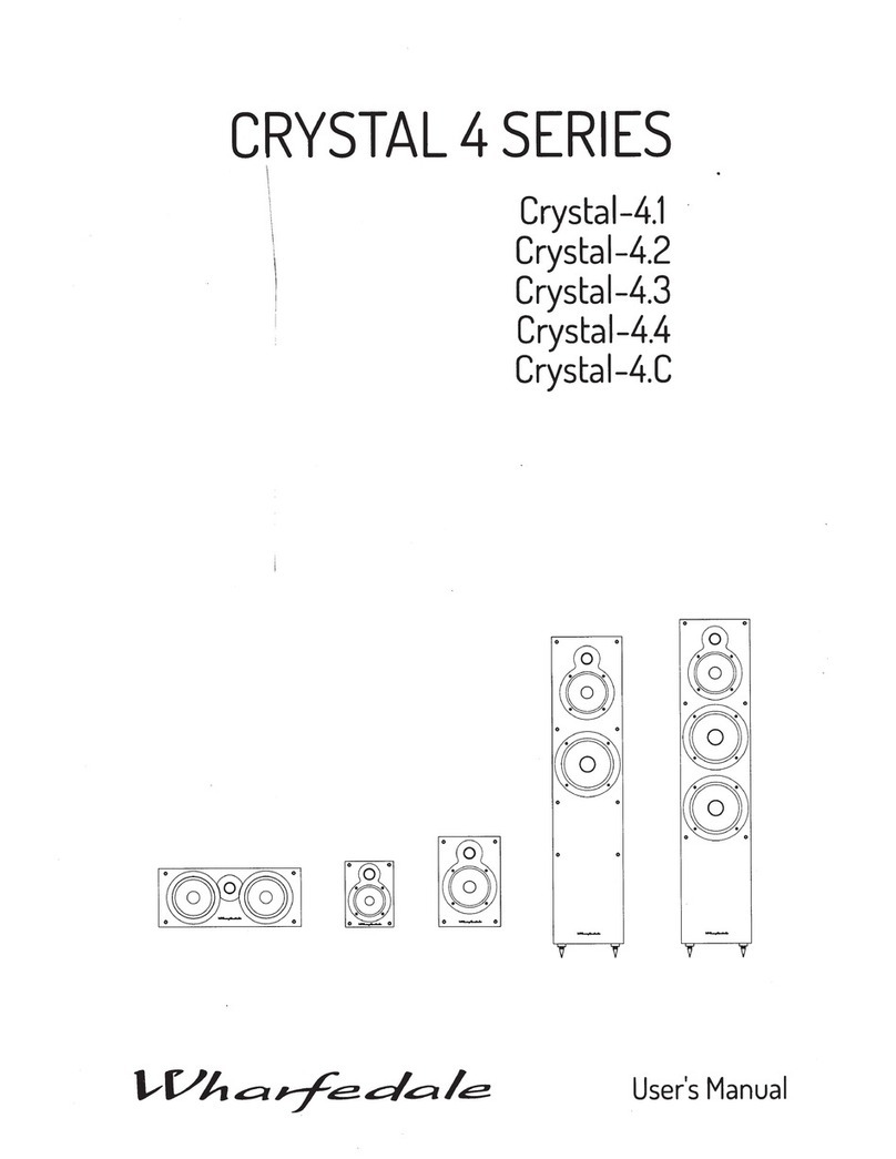 Wharfedale Pro Crystal-4.1 user manual