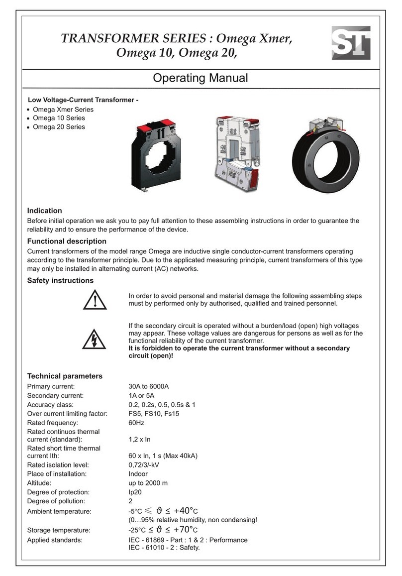 Sifam Tinsley Omega Xmer User manual