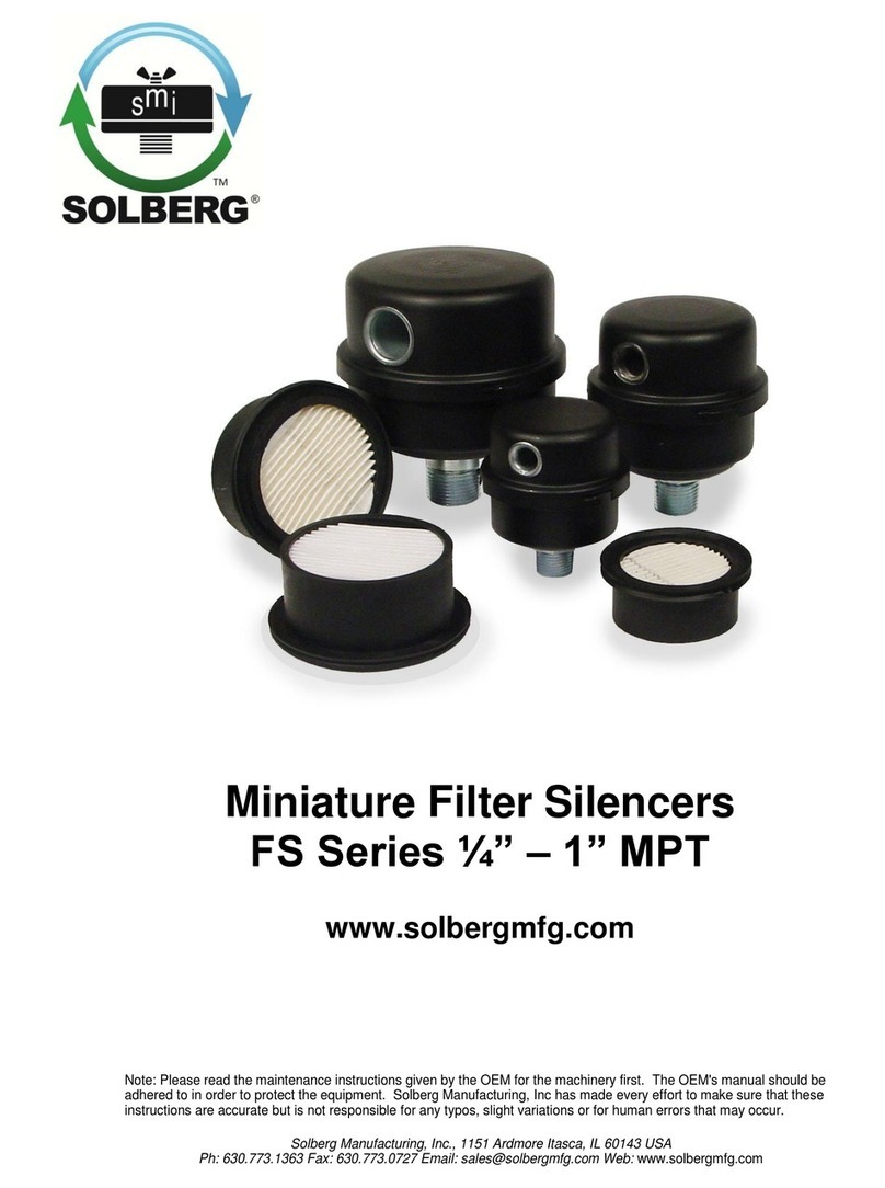 solberg FS-05-025 Maintenance manual