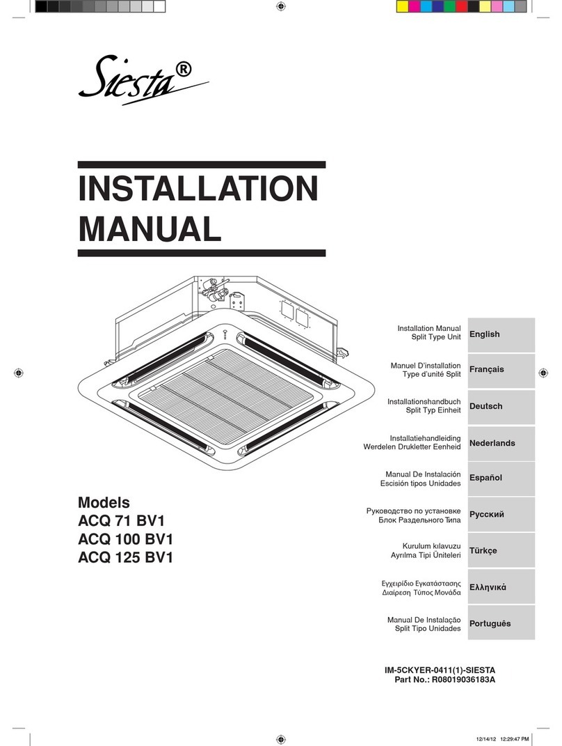Siesta ACQ 71 BV1 User manual
