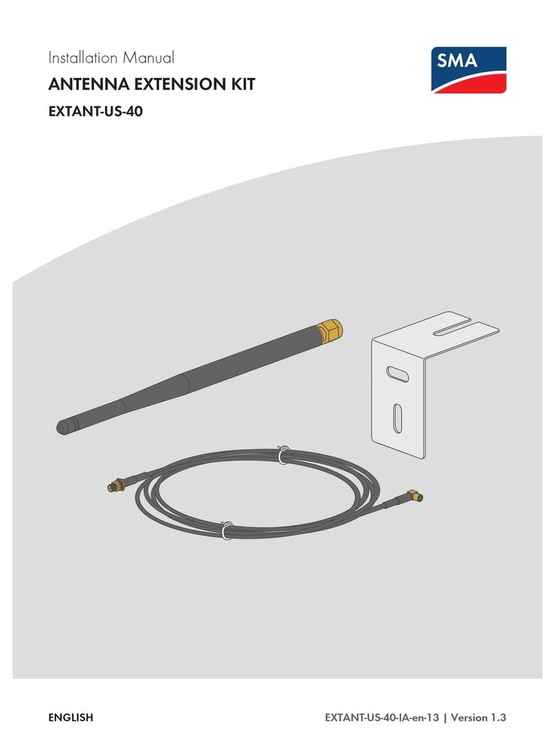 SMA EXTANT-US-40 User manual