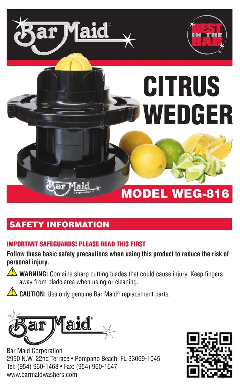 Bar Maid WEG-816 user manual