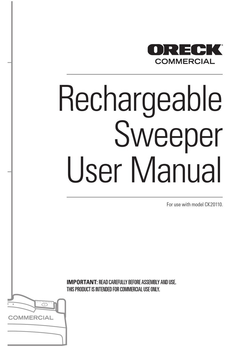 Oreck CK20110 User manual