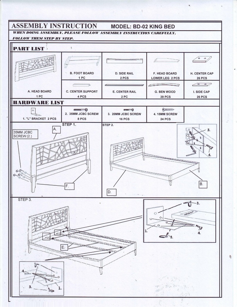 Baxton Studio Jennifer BD-02 User manual Baxton Studio Jennifer BD-02 User manual