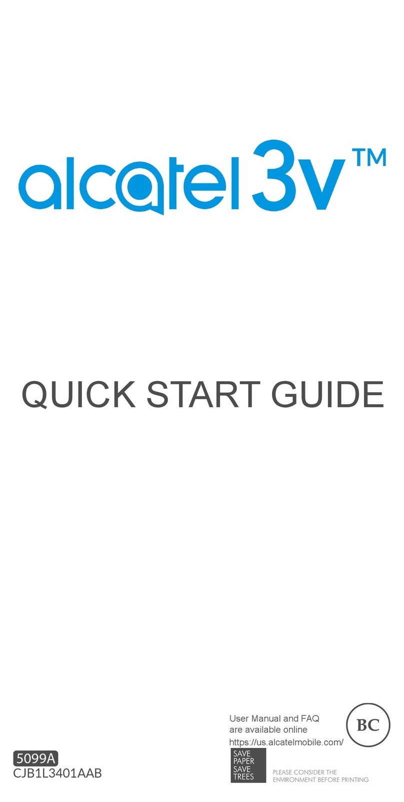 Alcatel 3V User manual