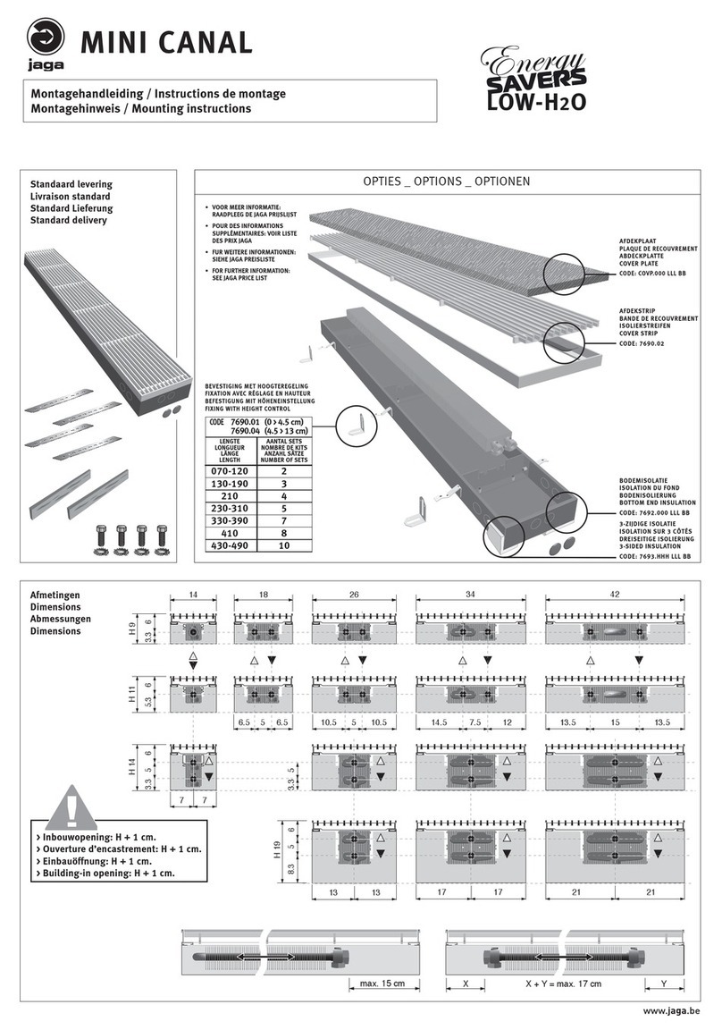 Jaga Mini Canal User manual