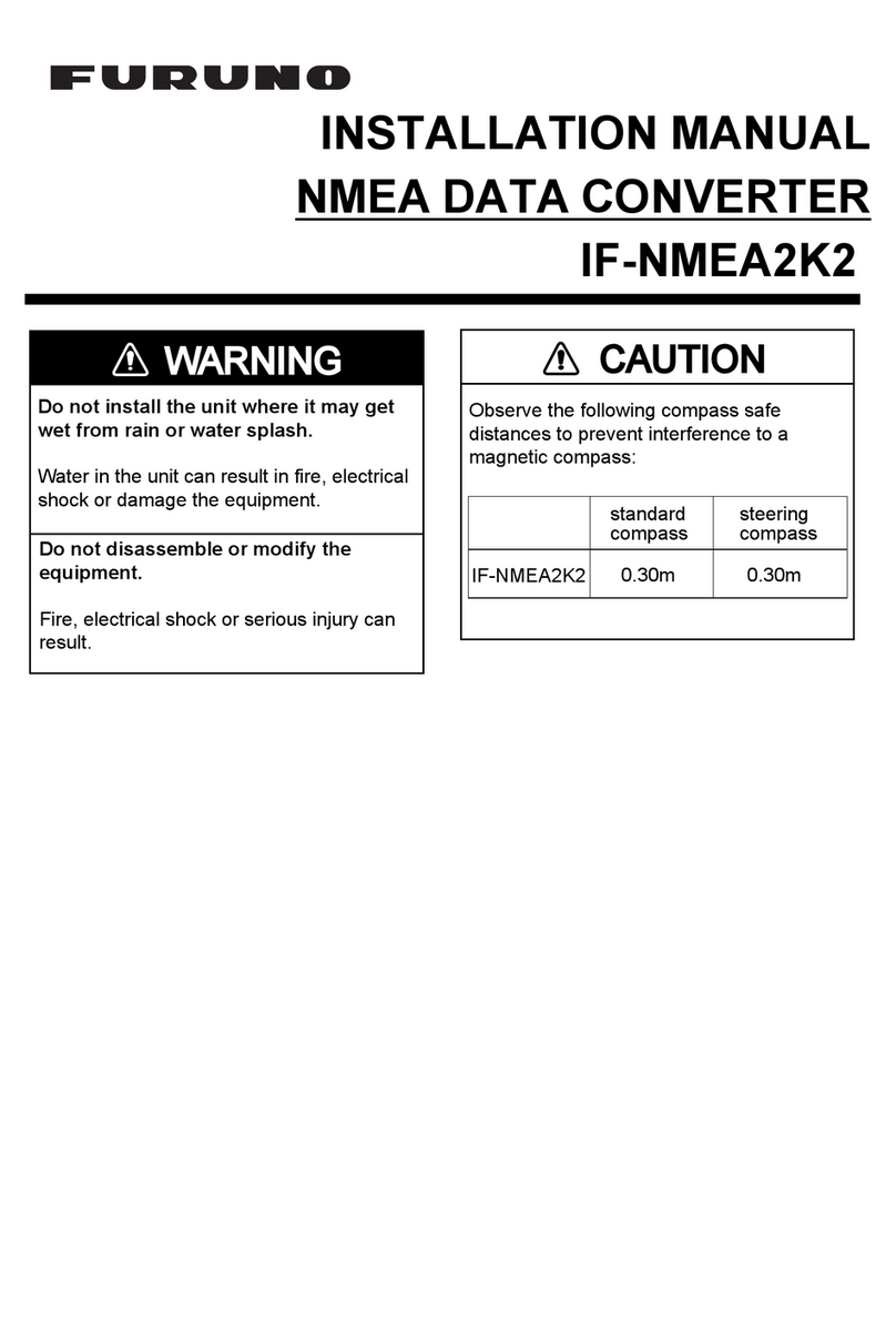 Furuno IF-NMEA2K2 installation manual