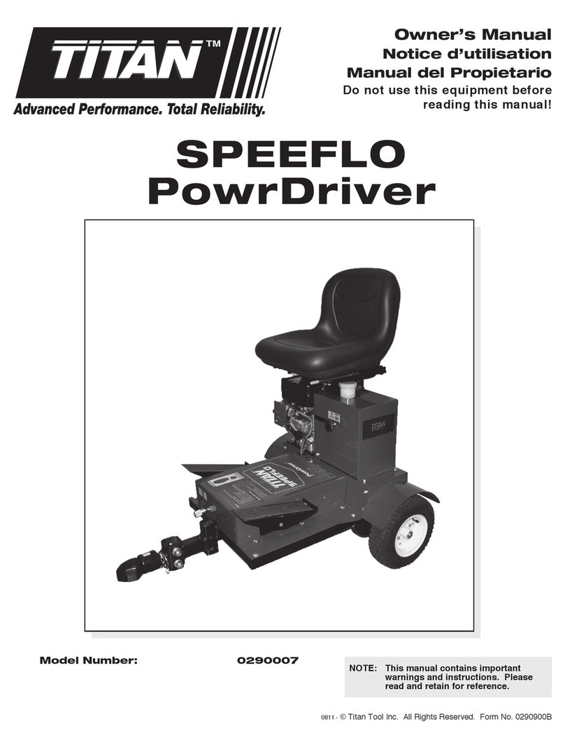 Titan Speeflo PowrDriver owner's manual