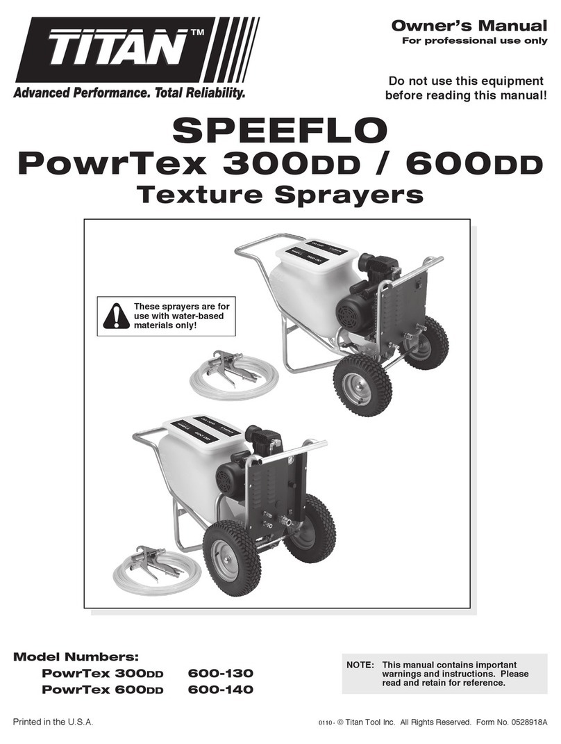 Titan Speeflo PowrTex 300DD owner's manual
